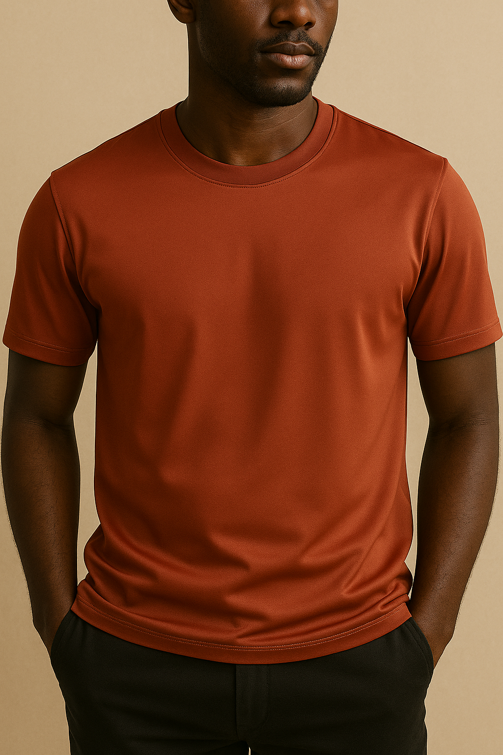 VEYRA Prima Soft T-Shirt - Terracotta