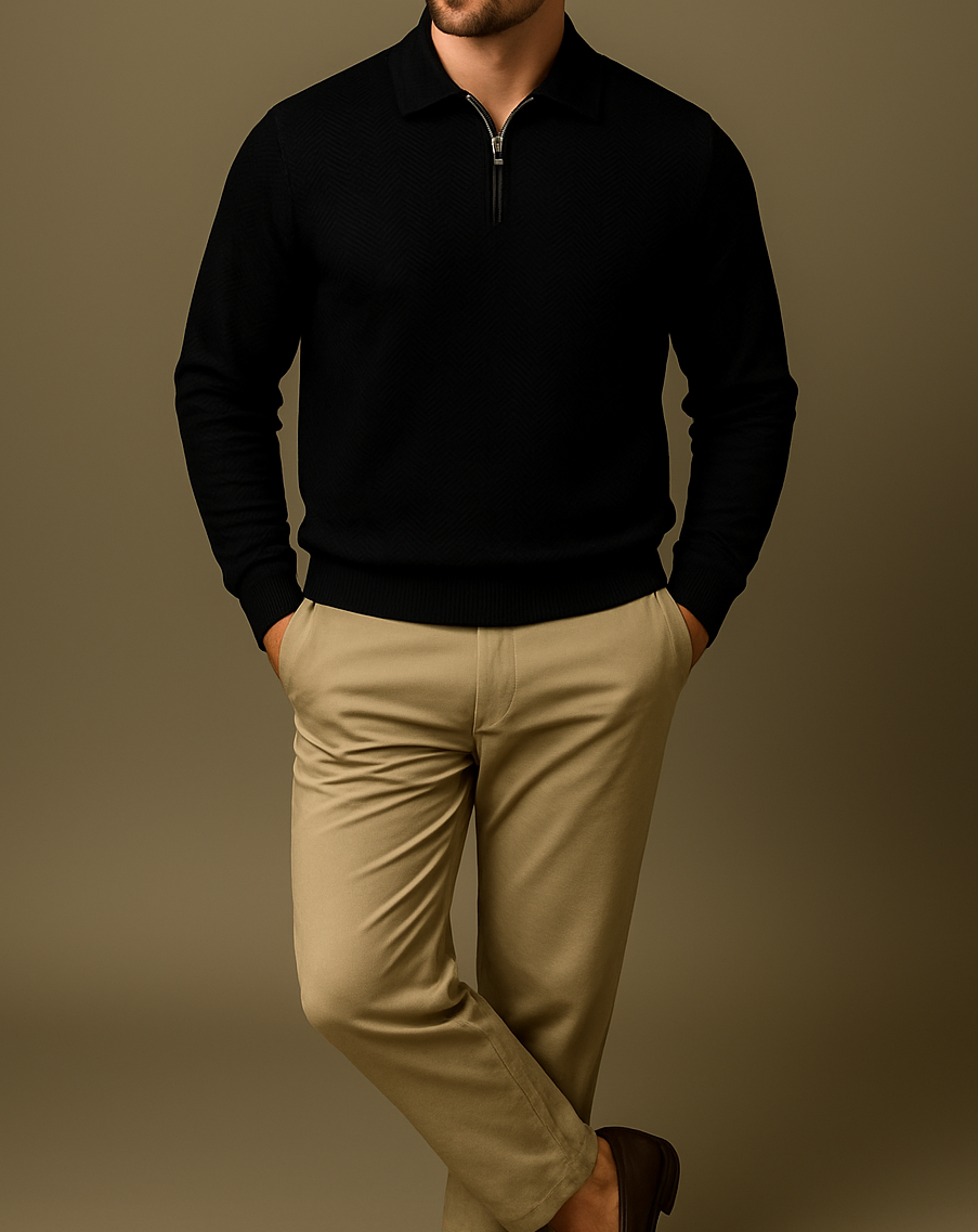 VEYRA Quadro Half-Zip - Nero