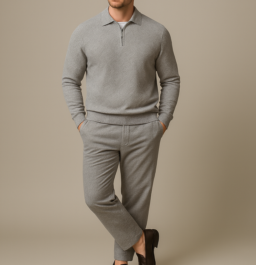 VEYRA Quadro Half-Zip - Acciaio Grey